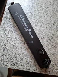Вакууматор Vacuum Sealer вакуумний пакувальник для їжі, побутовий вакууматор чорний (VACSEA) фото від покупців 1