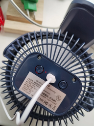 Вентилятор настольный портативный с прищепкой и вращением на 720° USB BRS Blue фото от покупателей 3