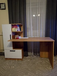 Комп’ютерний стіл Garant Стандарт L Дуб крафт золотий/Німфея альба (00-00526342) фото від покупців 1