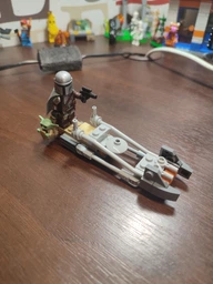 Конструктор LEGO Star Wars Скоростной мотоцикл Мандалорца и Грога 58 деталей (75436) фото от покупателей 1