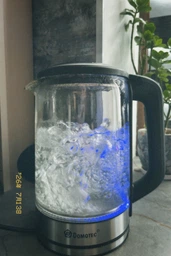 Электрический чайник Domotec R-7943 1,7л 1500Вт, Стеклянный электрочайник с LED подсветкой фото от покупателей 4