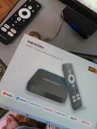 Смарт ТВ бокс NEXON X8 4/32GB 4K Ultra HD Smart TV мощная мультимедийная цифровая интернет андроид приставка IPTV медиаплеер Android 12 HDR 10+ H.265 WIFI 2.4/5 ггц медиаприставка с голосовым поиском Bluetooth микрофоном