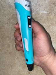 3D-ручка RZTK ArtPen с разноцветным эко-пластиком 250 м + Листы с трафаретами Blue фото от покупателей 1