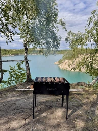 Мангал Vesuvi Camping високий 3 мм на 6 шампурів (MVCAMP-V3)