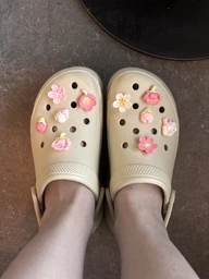 Жіночі крокси Crocs Classic Crush Clog Dark Cherry M7W9-39-25.5 см 207521