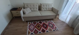 Плетений двосторонній килим Shana Zummi 160x230 см червоний з жовтогарячим фото від покупців 1
