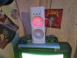 Вентилятор акумуляторний безпровідний + USB + пульт ДУ подвійний з підсвічуванням 3в1 360° настільний міні кондиціонер для зволоження повітря охолоджувач для кімнати офісу дачі фото від покупців 9