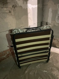 Розкладачка "Ольга" ортопедичне ліжко на ламелях з матрацом 193х75х30см