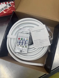 Розумна гнучка неонова світлодіодна стрічка Neon LED RGB-IC з Bluetooth USB та синхронізацією музики 10 метрів Водостійкий смарт гнучкий неон SMD5050 з пультом і блютуз додатком 5 вольт сумісність з Авто ТБ ПК фото від покупців 1