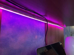 Неоновая стрічка 10 метрів управління з телефону LED Neon Rope Light гнучка розумна світлодіодна підсвітка USB Bluetooth IP68 (LONGITUD) фото від покупців 6