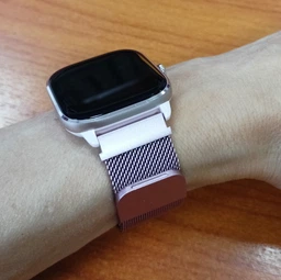 Ремешок 20мм для Amazfit GTS / GTS 2 / GTS 2 mini / GTS 2e / GTS 3 / GTS 4 mini миланская петля черный фото от покупателей 2