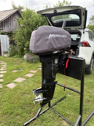Чехол на капот для лодочного мотора Mercury 15M с логотипом фото от покупателей 2