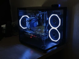 Вентилятор Vinga LED fan-01 Orange