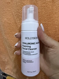 Пінка для вмивання Hollyskin Hyaluronic Acid Foaming Facial Cleanser з гіалуроновою кислотою 150 мл фото від покупців 4