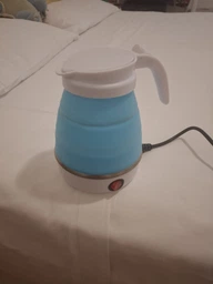 Дорожній чайник силіконовий складний дисковий Electric Kettle wdl-09b 220v 600w 600мл Розовий