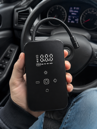 Авто компрессор беспроводной портативный 5в1 с функцией Powerbank 6000 mAh 10.3 Bar автомобильный насос для колес машины шин EAN:17282383587792 фото от покупателей 3