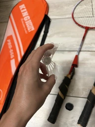 Набор ракетки для бадминтона Newt King Badminton Pro 2 ракетки волан чехол (NE-BD-209GB) фото от покупателей 2