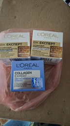 Антивіковий живильний денний крем-догляд для шкіри обличчя L'Oreal Paris Вік Експерт 65+ проти зморщок з SPF 20 50 мл (3600524032630)