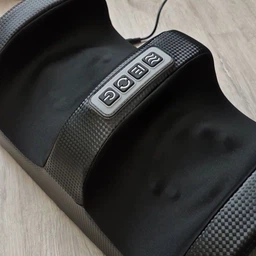 Массажер для ног электрический роликовый с подогревом Foot Massager для массажа стоп и икр с 3 уровнями интенсивности, от сети Черный, WMS-026-Black фото от покупателей 1