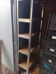 Стеллаж 4P StrongShelf 180Х60X30 см оцинкованный, равномерная нагрузка 150кг/полка, общая нагрузка до 750кг