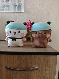 Комплект мягких плюшевых игрушек БУБУ и Дуду "BUBU DUDU" 20 см