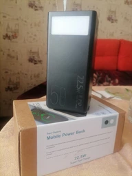 Повербанк 50000 mah 22.5W Super Fast Charge 10024 з LED дисплеєм і швидкою зарядкою PD/QC 3 порта powerbank павербанк для телефона apple айфона iphone самсунг samsung роутера планшета універсальний з ліхтариком фото від покупців 5