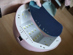 Професійна UV/LED лампа SUNone для манікюру, 48 Вт рожева