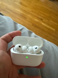 Навушники бездротові Air Pro 3 gen Bluetooth навушники безпроводні з мікрофоном активне шумозаглушення навушники блютуз з магнитнім зарядним кейсом MagSafe бездротова зарядка миттєве підключення White Kayfovo AE3GN