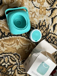 Силиконовая массажная щетка мочалка Silicone Massage Bath Brush Зеленая