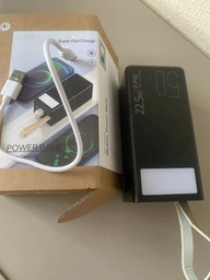 Повербанк 20000 mah 22.5W Super Fast Charge 10192 з LED дисплеєм і швидкою зарядкою PD/QC 3 порта powerbank павербанк для телефона apple айфона iphone самсунг samsung роутера планшета універсальний з ліхтариком