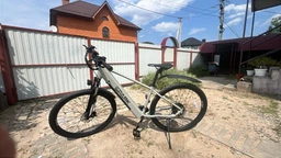 Электровелосипед SPARK E-MTB SHADOW 15`` 48V/500W/12,8Ah тёмно-зелёный