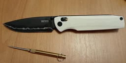 Ніж складаний SRM Terrier 258L-GT2, білий