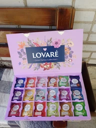 Колекція чаю Lovare Great Partea Collection Асорті 18 видів по 5 шт