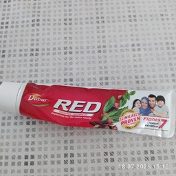 Аюрведическая зубная паста Red Dabur лечебно-профилактическая натуральная антикариесная противовоспалительная 100 г