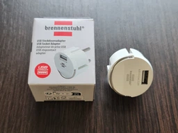 Адаптер USB Brennenstuhl для розетки 5 В 2.4 А (1508110) фото от покупателей 1