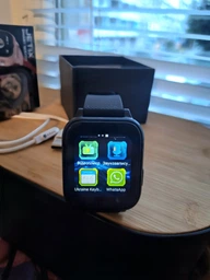 Умные детские GPS часы-телефон JETIX DF100 Pro Kids с виброзвонком, 4G видеозвонком и фонариком (Blue)