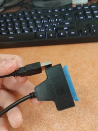 Кабель адаптер переходник USB to SATA с дополнительным питаниемдля 12в для 2,5 / 3,5" HDD / SSD дисков (внешний карман) фото от покупателей 2