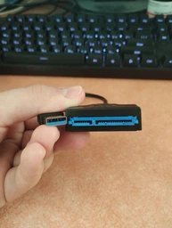 Кабель адаптер переходник USB to SATA с дополнительным питаниемдля 12в для 2,5 / 3,5" HDD / SSD дисков (внешний карман)