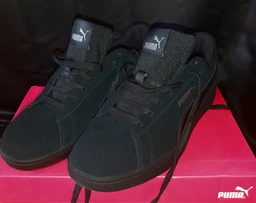 Жіночі кеди шкіряні низькі Puma Smash 3.0 39098402 37.5 (4.5UK) 23.5 см Puma Black-Puma Black-Puma Silver (4065452653866)