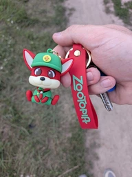 Брелок Nick Wilde «Zootopia» (Ник Уайлд, «Зоотрополис» Дисней) красный