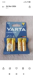 Батарейка Varta Longlife AA BLI 4 Alkaline фото от покупателей 4