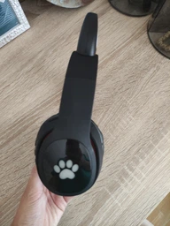 Беспроводные наушники детские ATD CAT EAR L400 с кошачьими ушками LED подсветкой Bluetooth 5.0 microUSB встроенным микрофоном радио Pink фото от покупателей 2