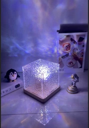 Ночник от USB куб звездное небо LED настольная RGB лампа 16 цветов для спальни и детской + пульт фото от покупателей 11