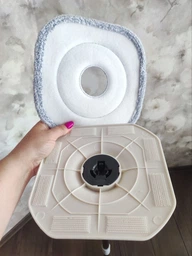 Комплект для уборки RZTK Spin Mop (швабра и ведро с отжимом) + 1 дополнительная сменная насадка фото от покупателей 3