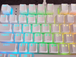 Клавиатура проводная Hator Gravity X TKL Orange USB White (HTK551UA)