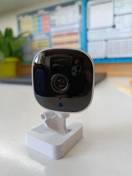 WiFi міні камера IP відеоспостереження Full HD 1080P бездротова смарт відеокамера вайфай з нічним баченням та з двостороннім аудіо зв'язком відеозапис запис звуку на карту пам’яті microSD віддалений доступ онлайн зі смартфона для дому офісу Біла фото от покупателей 2