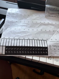 Наклейки - подсказки для фортепиано Piano Stickers стикеры на белые и черные клавиши пианино / синтезатора (для 37-88 клавиш), разноцветный (102832477) фото от покупателей 1