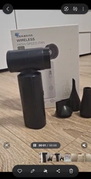 Фен бездротовий на акумуляторі Smart для укладки і сушки волосся з насадками дифузором концентратором 4500 mAh 55 W з зарядкою від USB power bank 3 режими дорожній компактний портативний легкий для подорожей фіолетовий фото від покупців 1