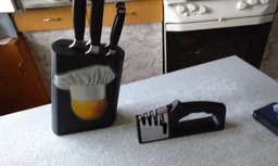 Точилка для ножів і ножниць 4в1 універсальна 4 Stage Knife Sharpener фото від покупців 4