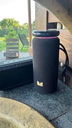 Портативна бездротова Bluetooth колонка MONSTER Glow M210 40W IPX6 блютус акустика для відпочинку дому подорожей природи та закладів потужний звук Блютуз USB TF FM радіо тривалий час роботи сумісна з Android iPhone планшетами та ноутбуками